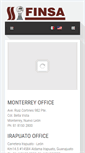 Mobile Screenshot of finsa.com.mx